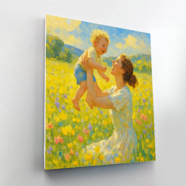 Sunlit Meadow Playtime DIY paint by numbers