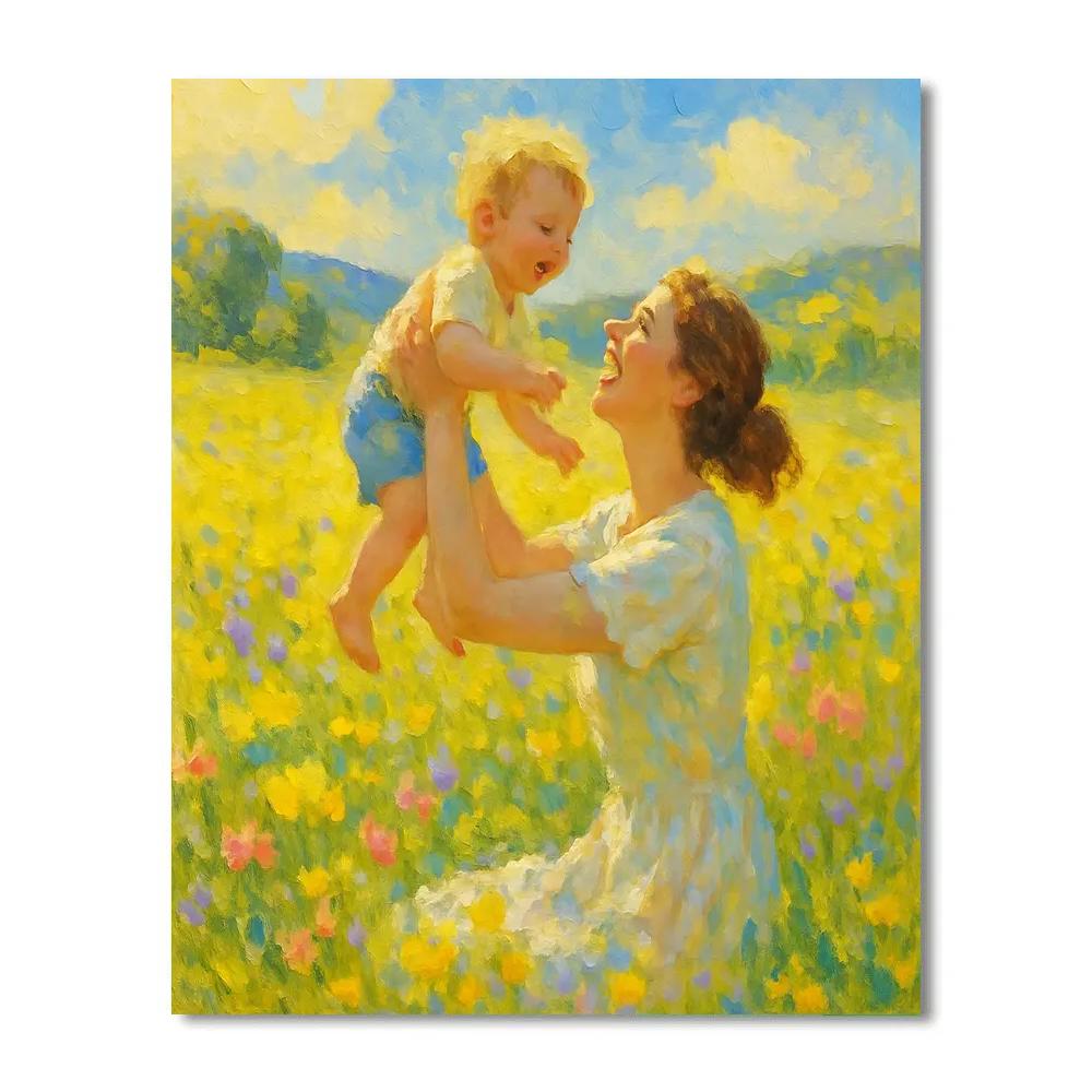 Sunlit Meadow Playtime DIY paint by numbers