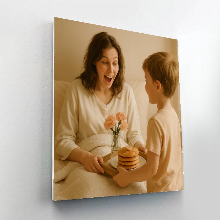 Morning Breakfast Surprise painting number kit