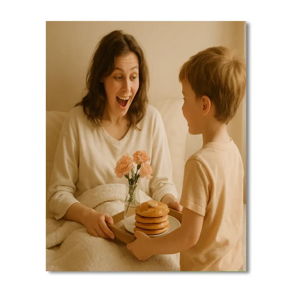 Morning Breakfast Surprise painting number kit