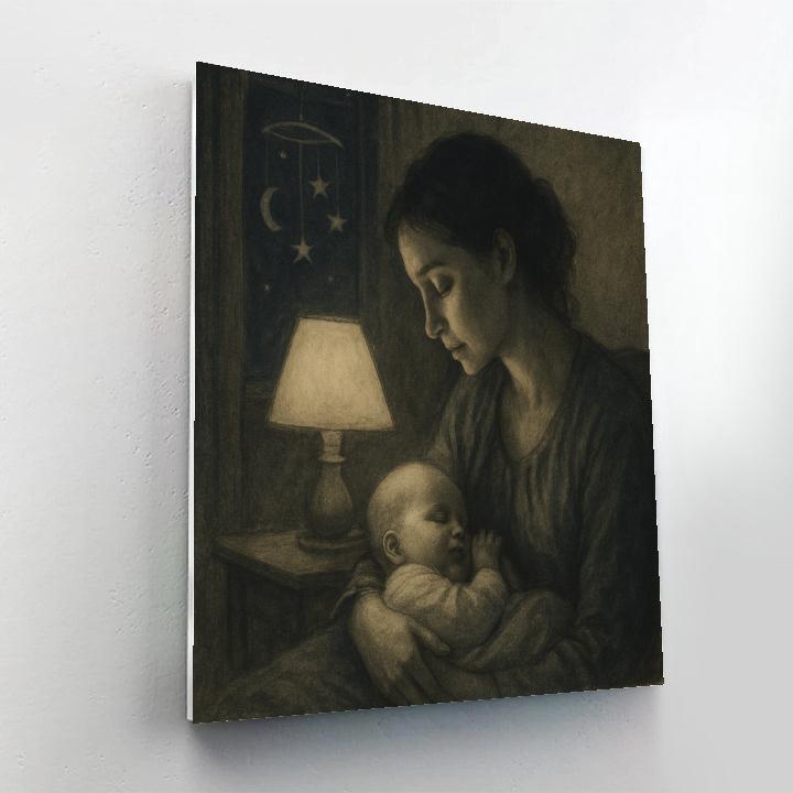 Bedtime Lullaby Glow Number painting