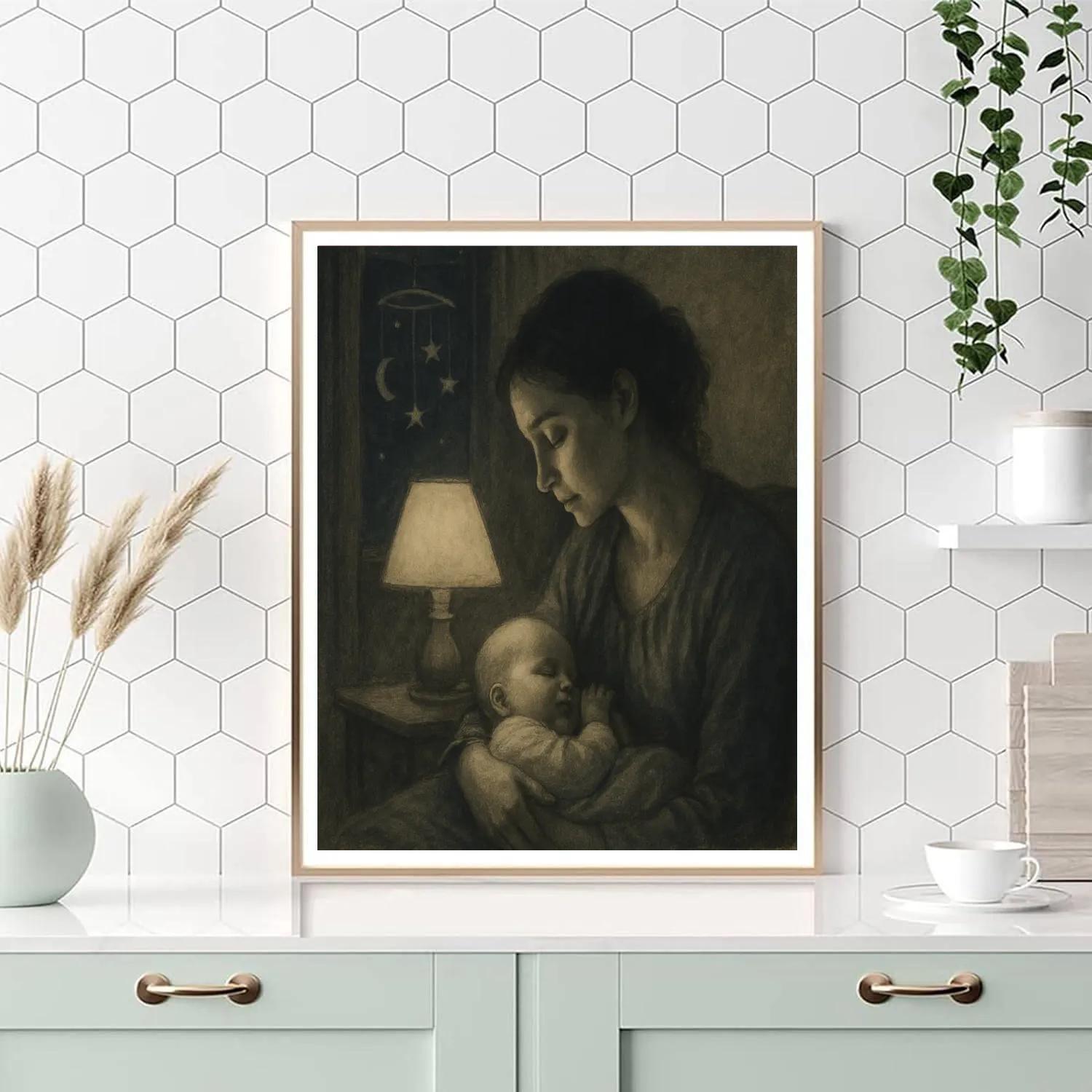 Bedtime Lullaby Glow Number painting