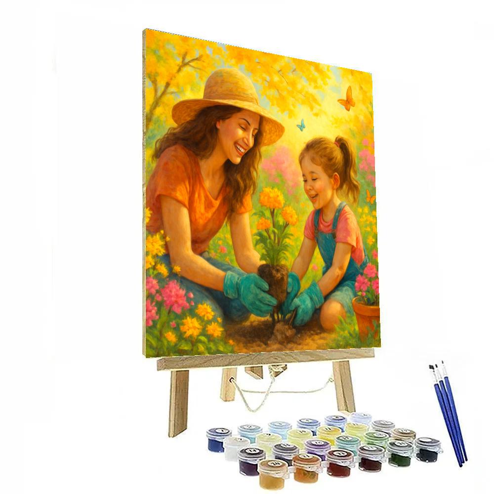 A Mothers Magical Garden Paint by numbers kits