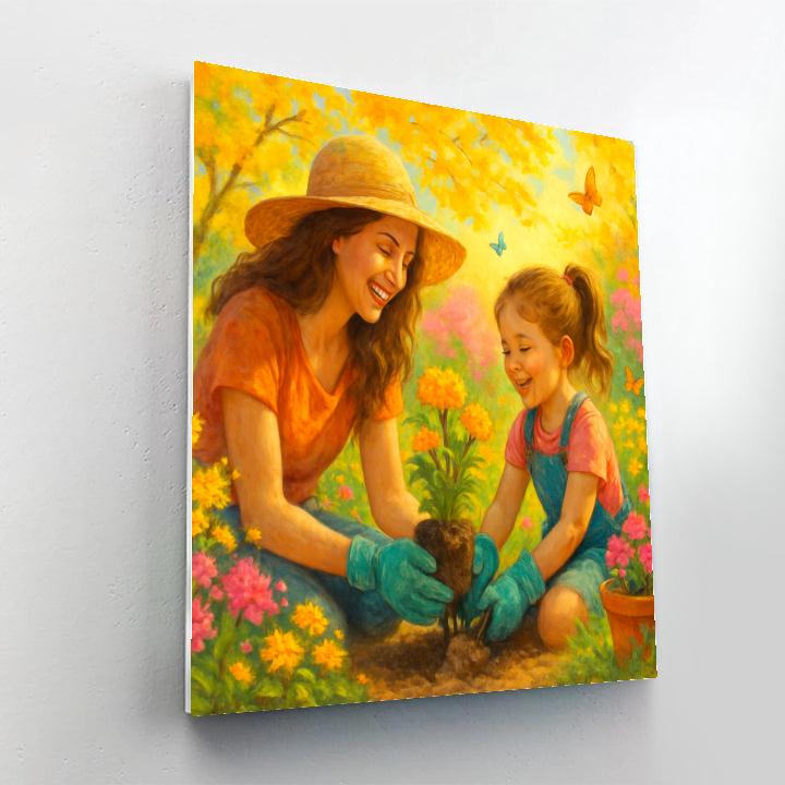 A Mothers Magical Garden Paint by numbers kits