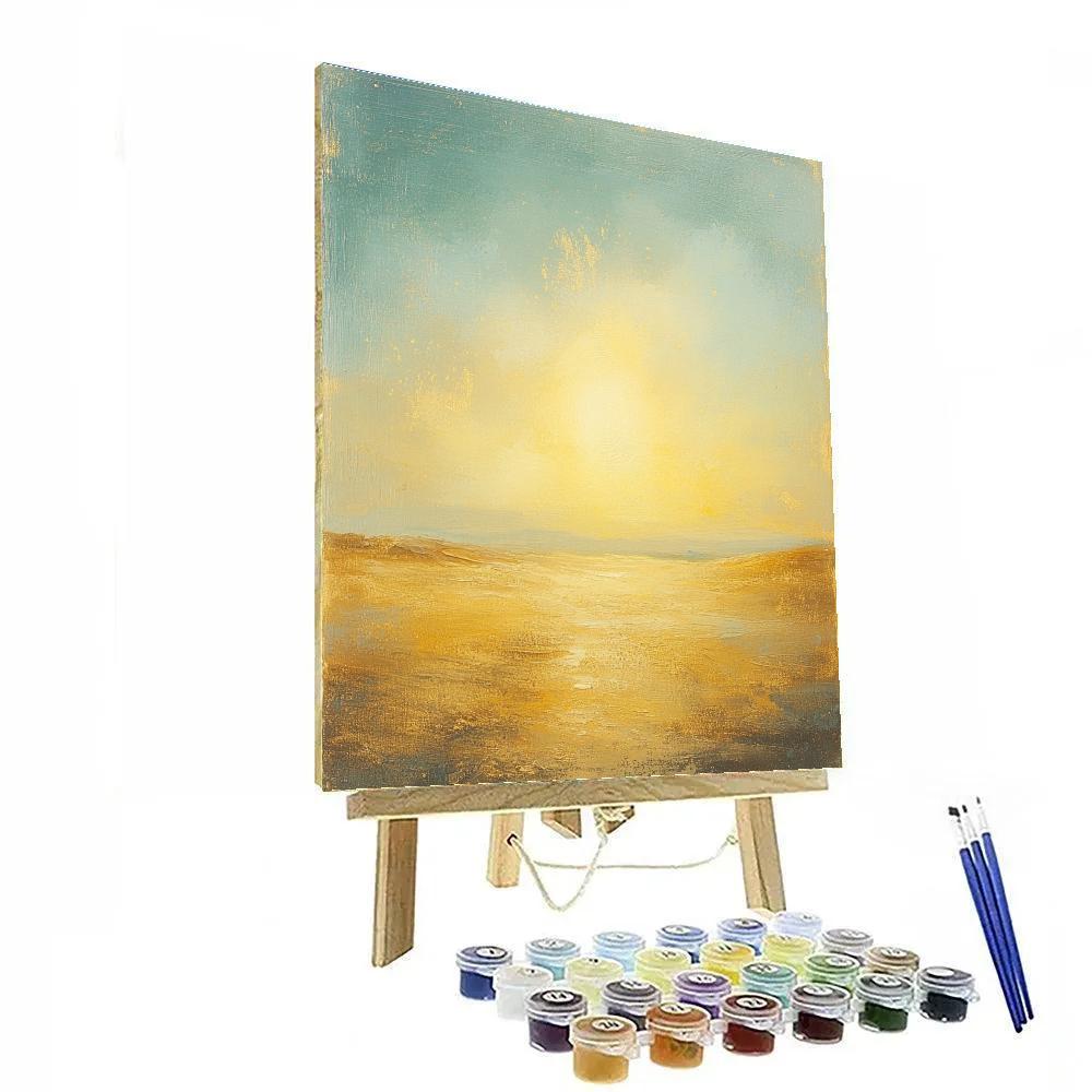 Turner Inspired Golden Dunes painting number kit