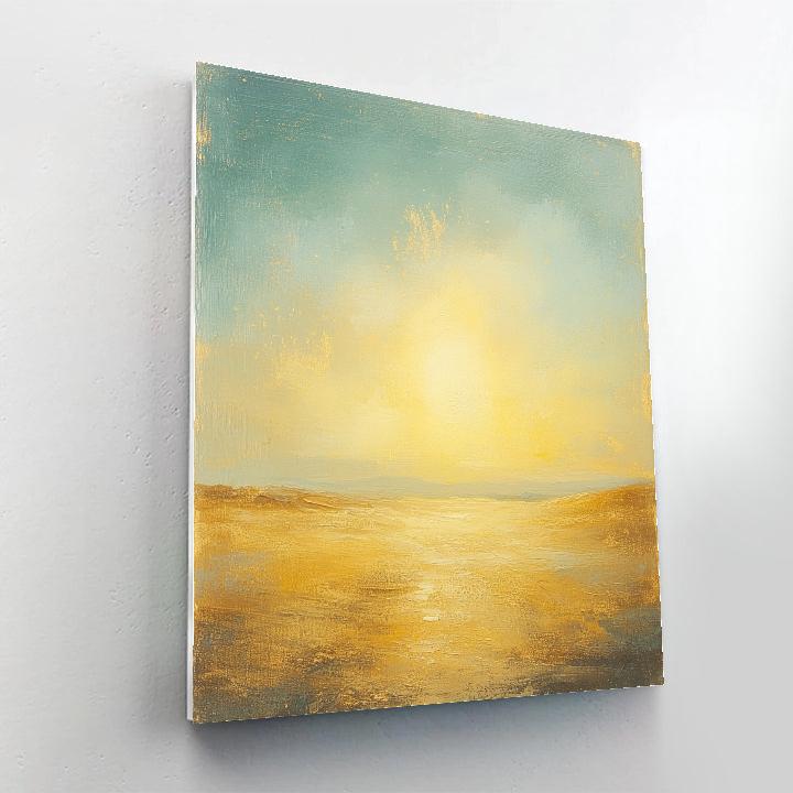 Turner Inspired Golden Dunes painting number kit