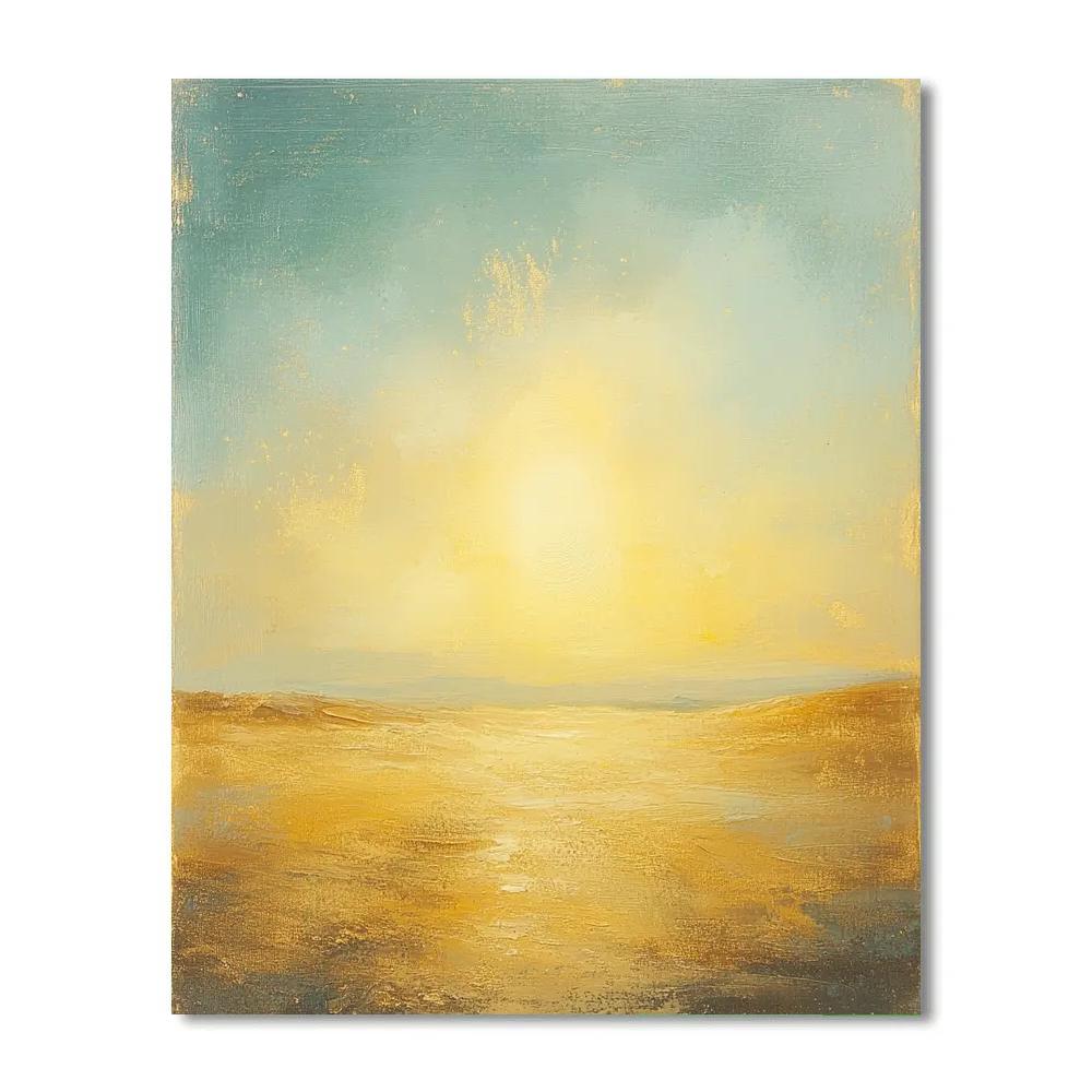 Turner Inspired Golden Dunes painting number kit