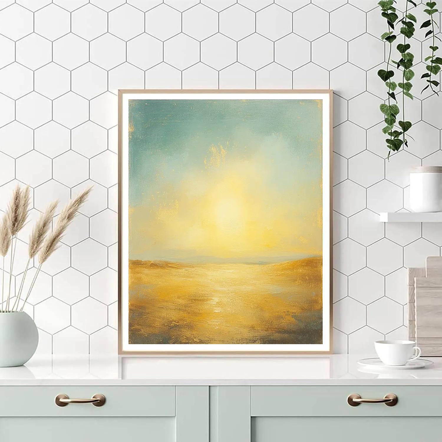 Turner Inspired Golden Dunes painting number kit