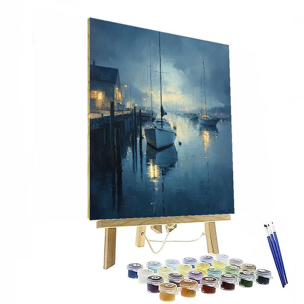 Whistler Inspired Grey Harbor Mist Numbered painting kits