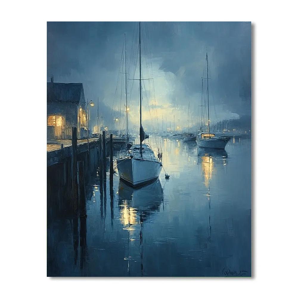 Whistler Inspired Grey Harbor Mist Numbered painting kits