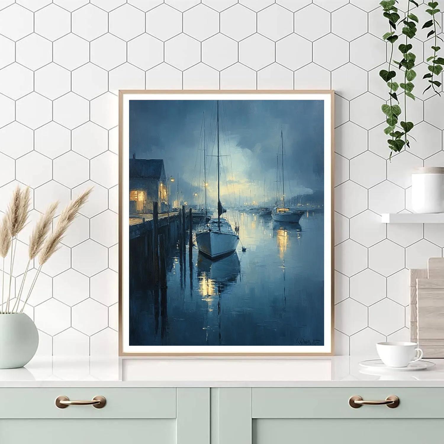 Whistler Inspired Grey Harbor Mist Numbered painting kits