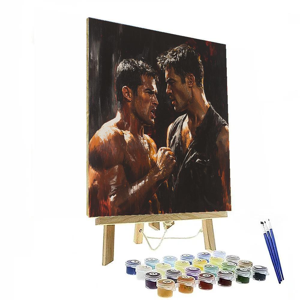 Caravaggio Inspired Street Brawl DIY paint by numbers