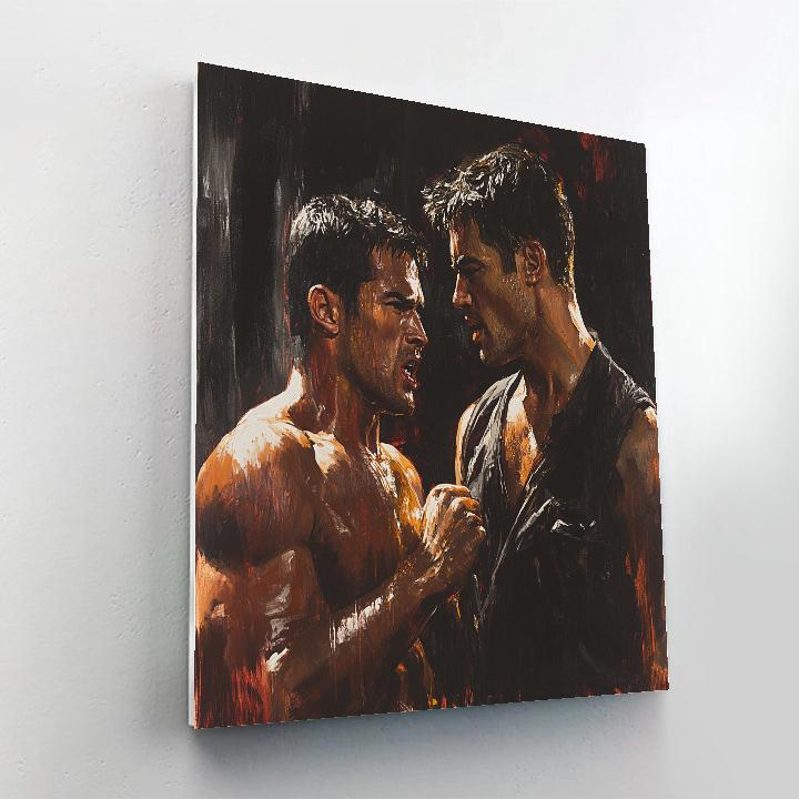 Caravaggio Inspired Street Brawl DIY paint by numbers