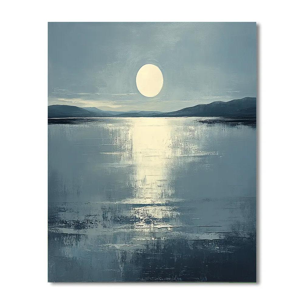 Whistler Inspired Silver Lake painting number kit