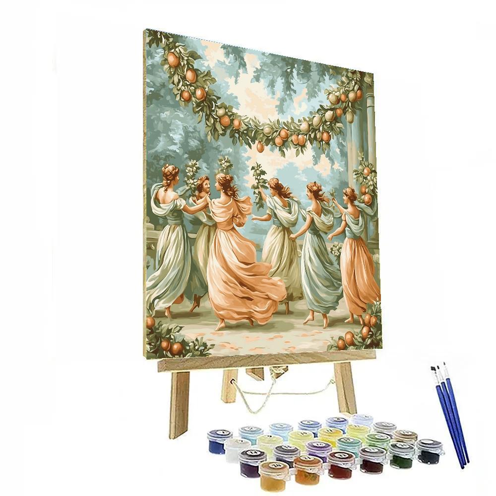 Botticelli Inspired Harvest Festival paint by number