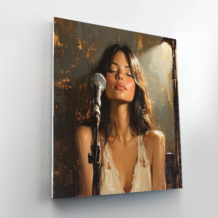 Sargent Inspired Portrait With Violin paint by number