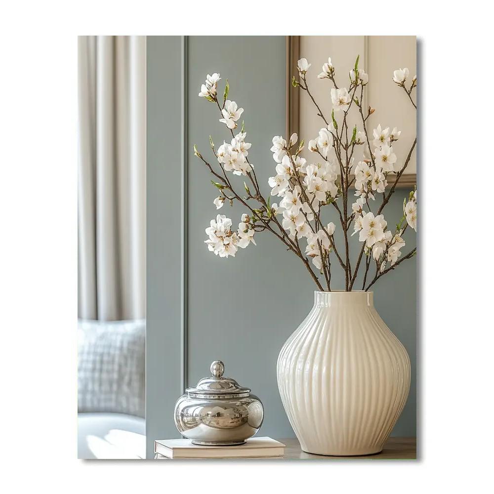 Whistler Inspired Dusk Tea Room Paint by numbers art