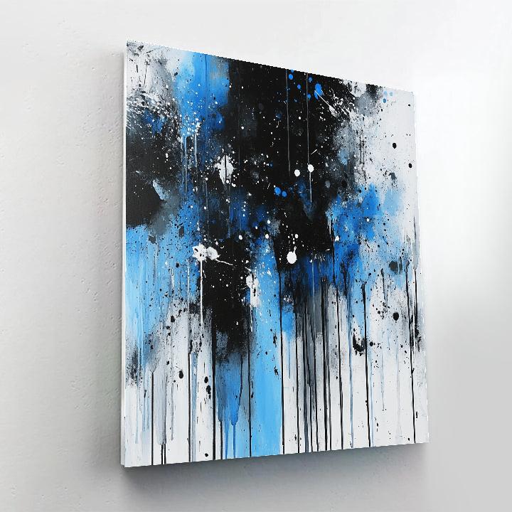 Jackson Pollock Inspired Rainstorm Energy Numbered painting kits