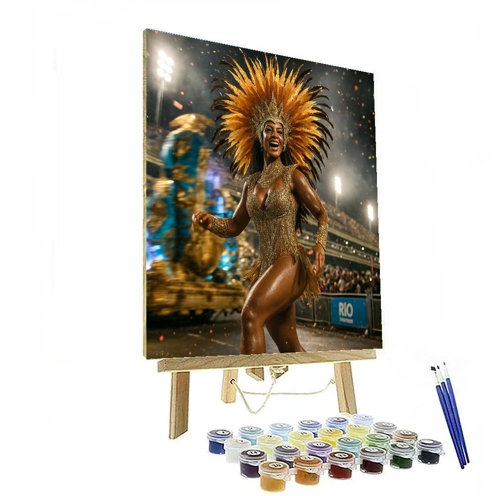 Rio Samba Night Parade paint by number