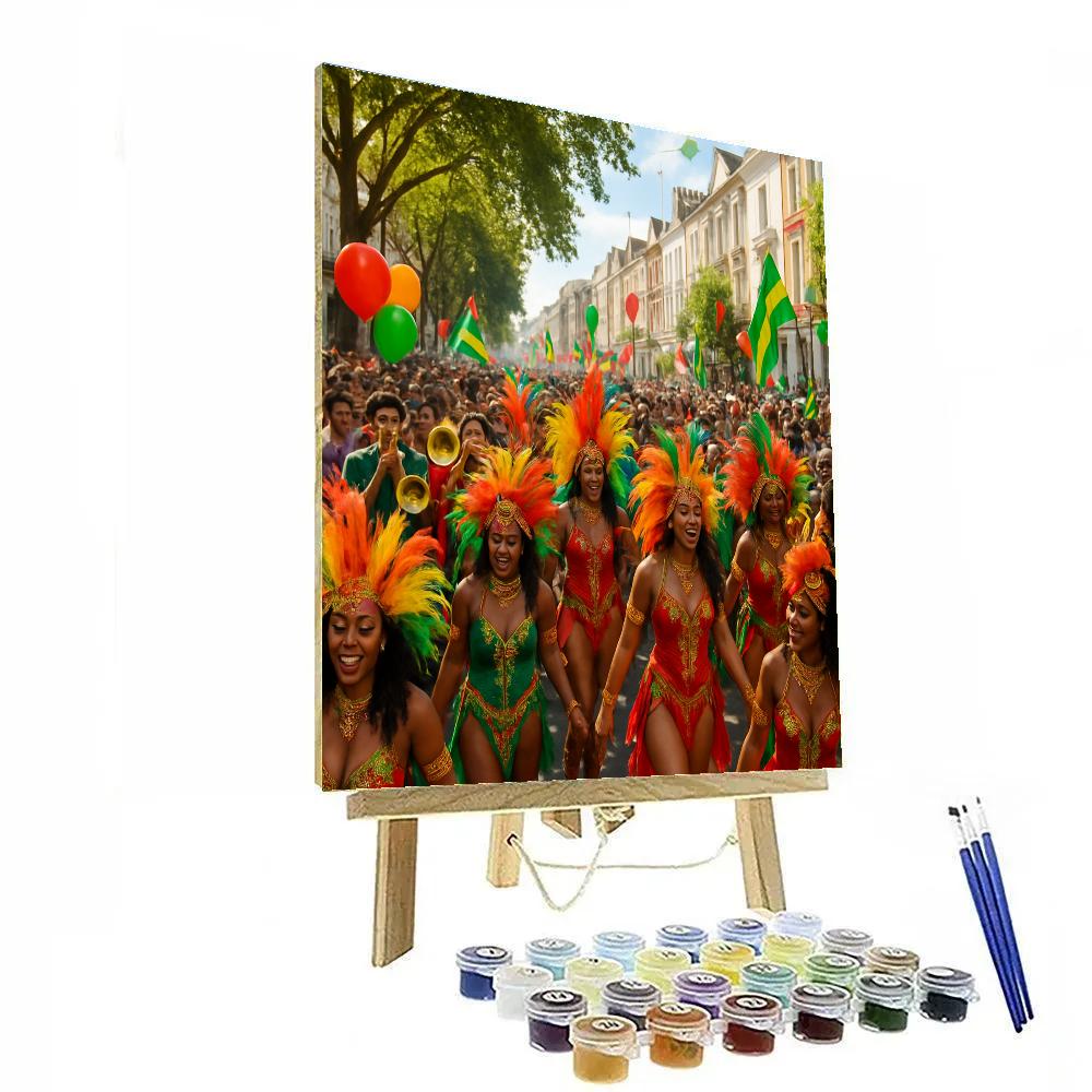 Notting Hill Carnival Street Dance painting number kit