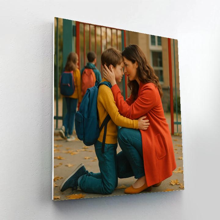 First Day Of School Hug Painting by numbers kit