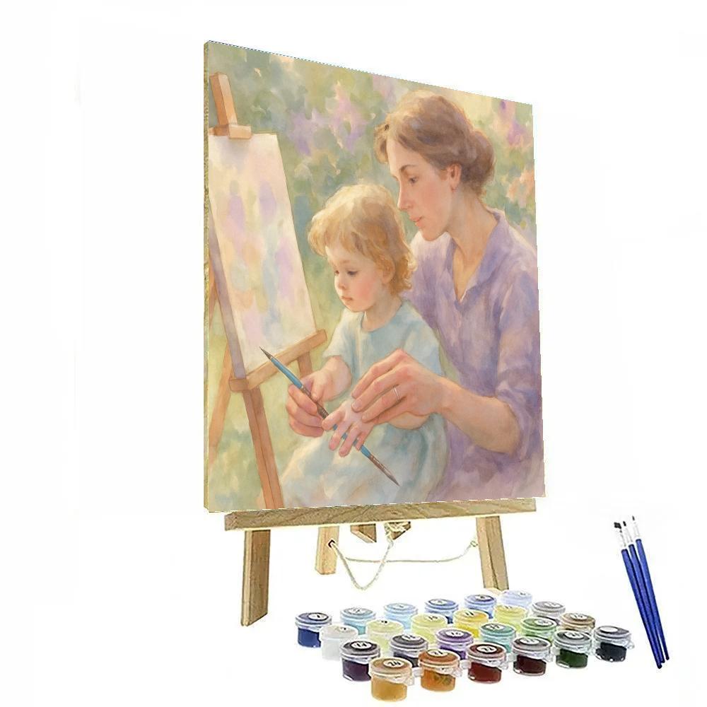 Quiet Garden Painting Numbered painting kits