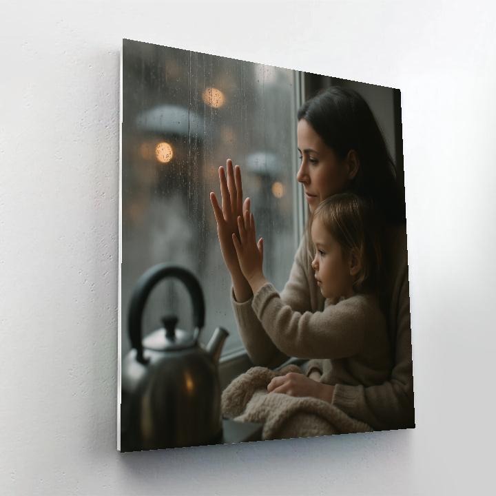 Rainy Day Window Watch Paint by numbers art