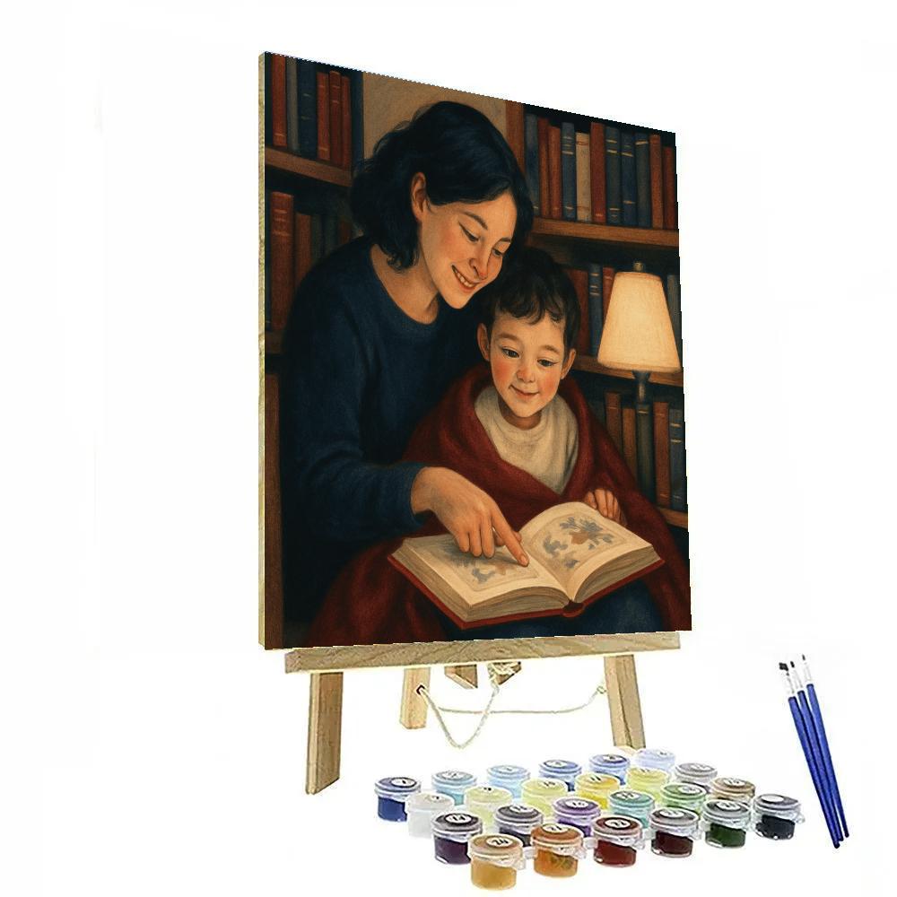 Library Corner Whisper paint by color