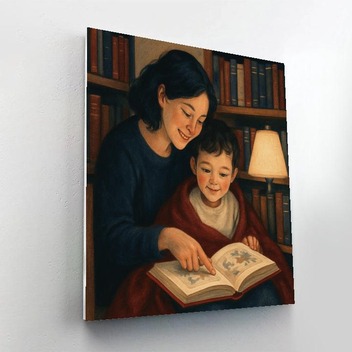 Library Corner Whisper paint by color