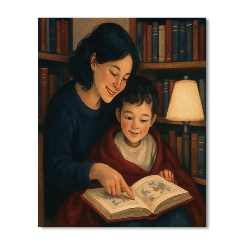 Library Corner Whisper paint by color