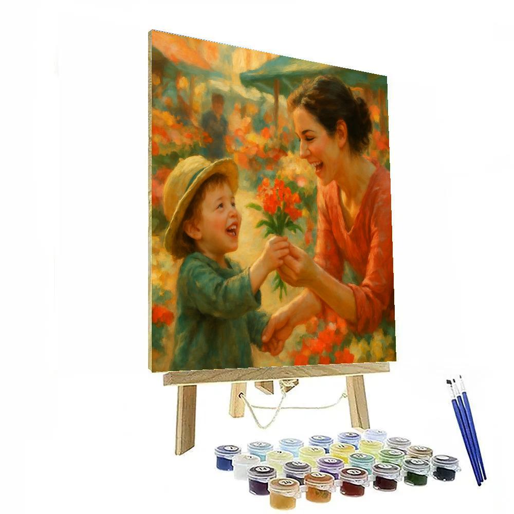 Market Bouquet Surprise paint by number