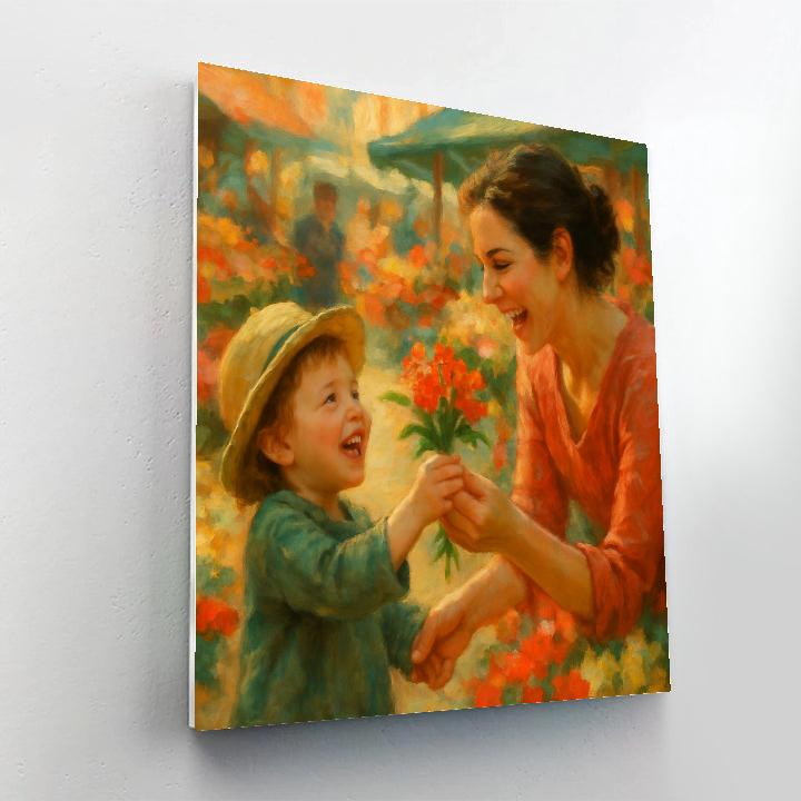 Market Bouquet Surprise paint by number