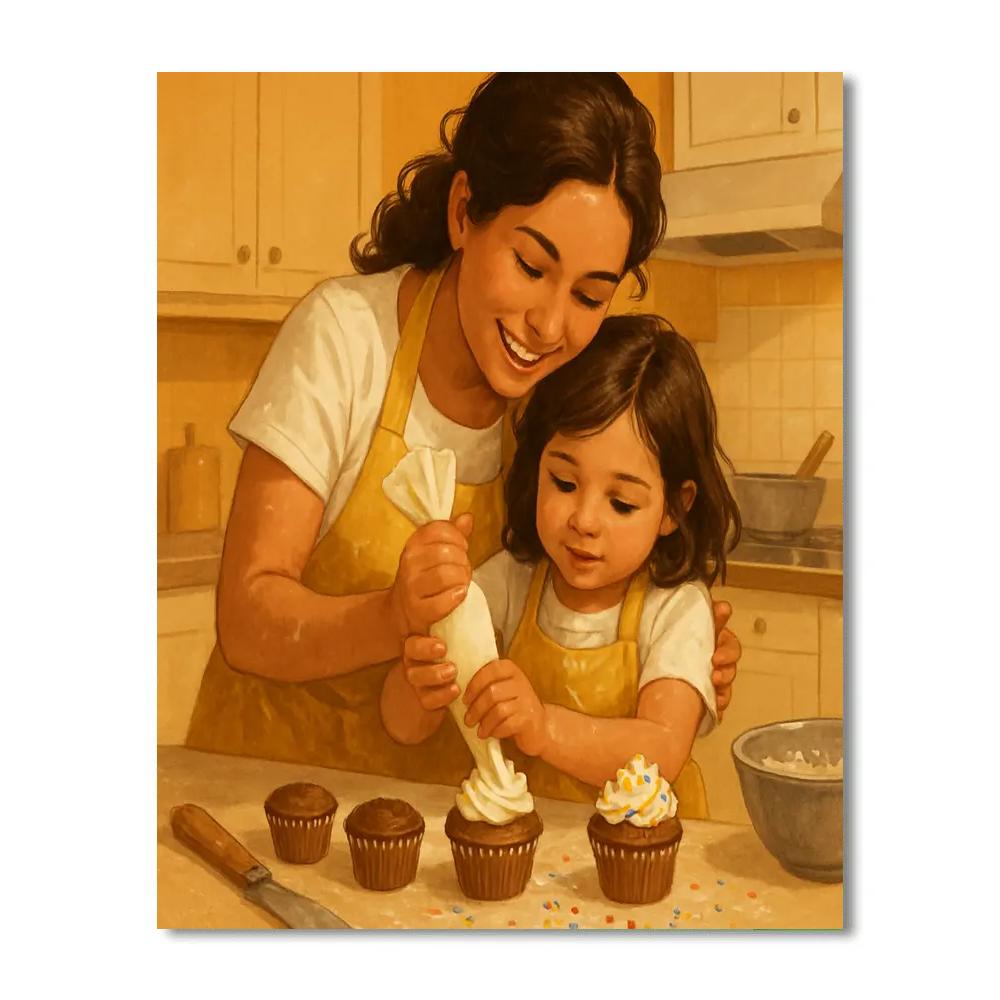 Tiny Chef Helpers Painting by numbers kit