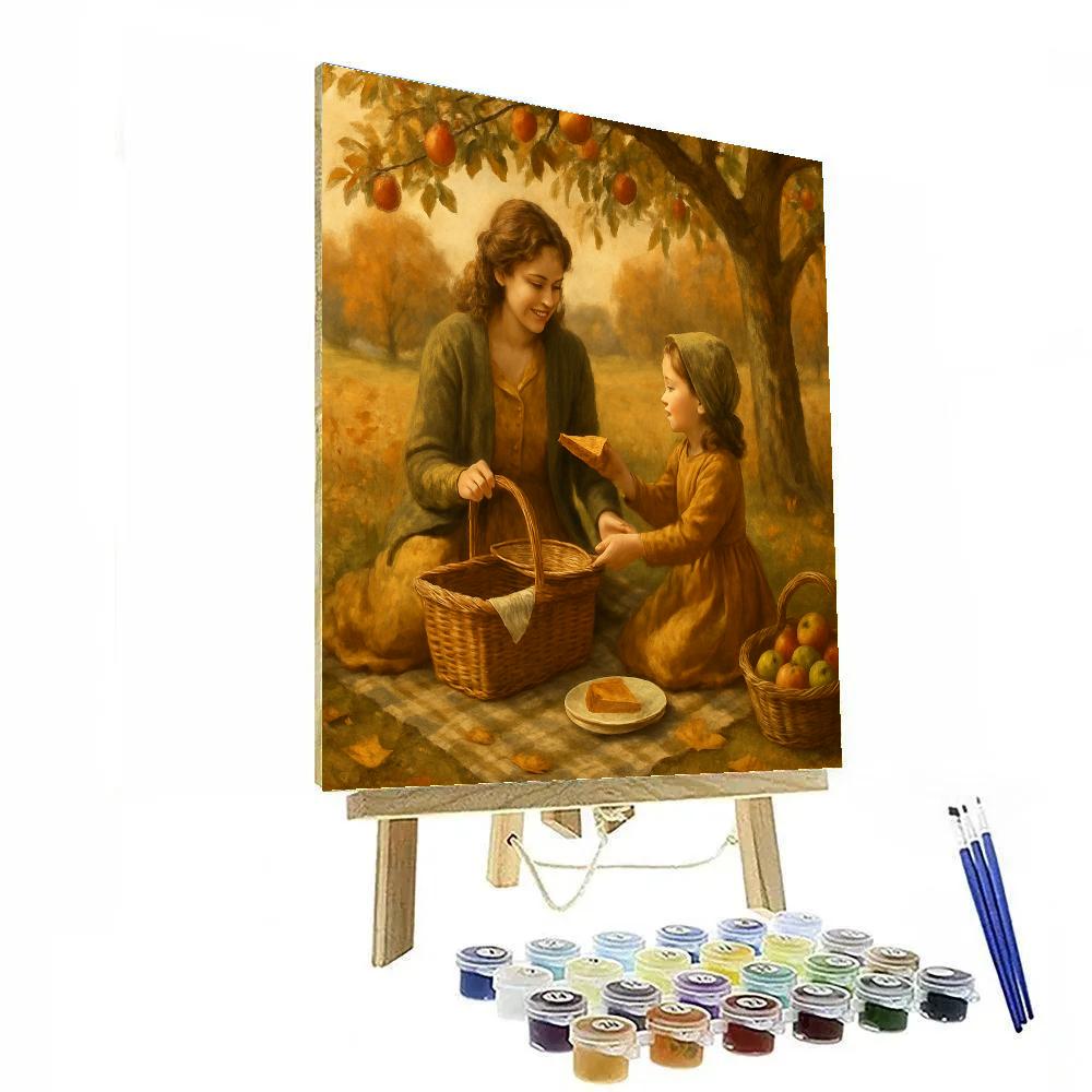 Harvest Picnic Bond Painting by numbers kit