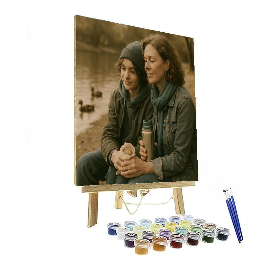 Park Bench Reminiscence paint by numbers