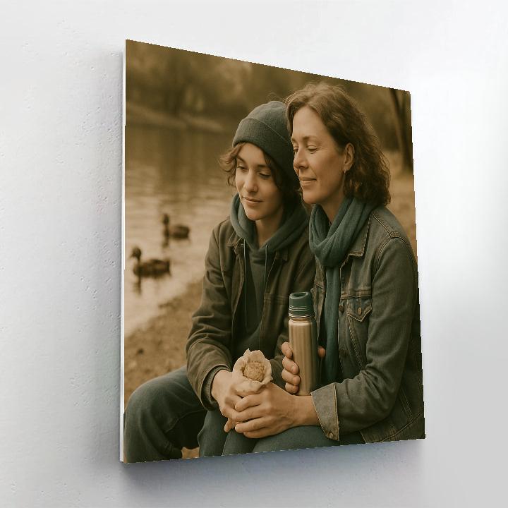 Park Bench Reminiscence paint by numbers