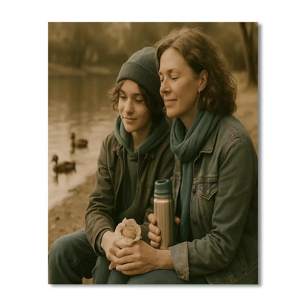 Park Bench Reminiscence paint by numbers