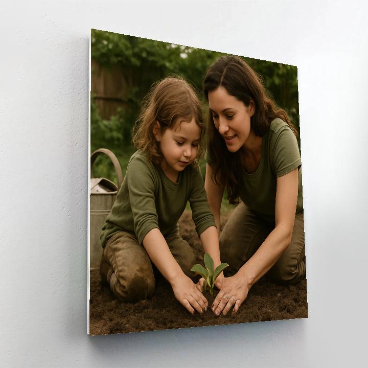 Muddy Boots Gardening paint by number