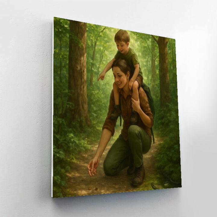 Rainforest Rescue Walk Numbered painting kits