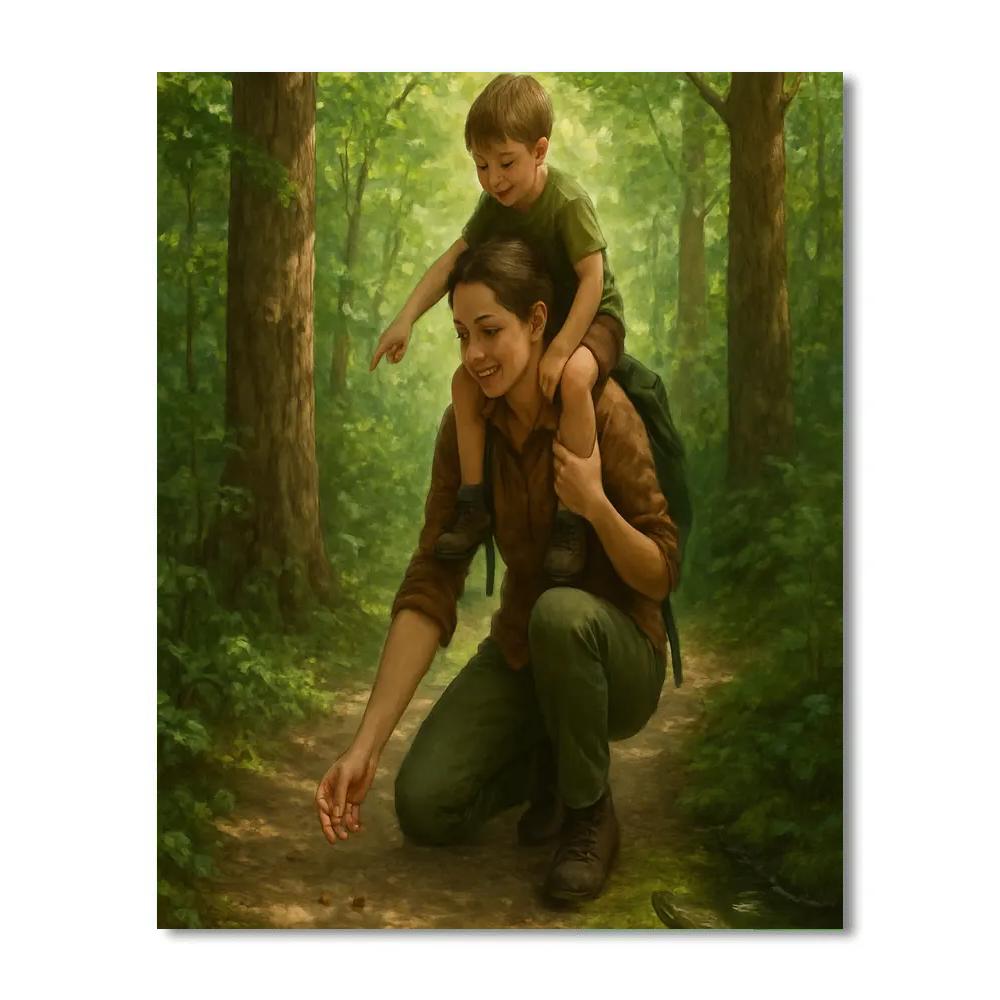 Rainforest Rescue Walk Numbered painting kits