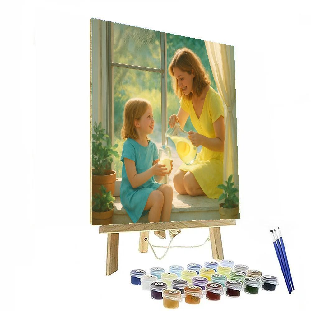 Sun Porch Lemonade Exchange Painting by numbers kit