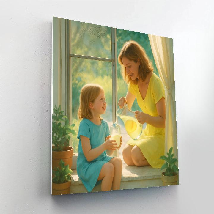 Sun Porch Lemonade Exchange Painting by numbers kit