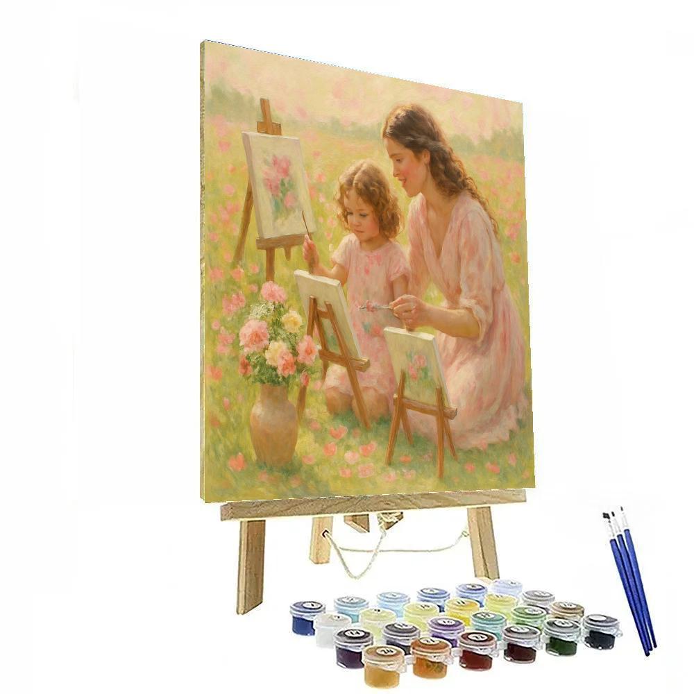 Painting Petals Together paint by number