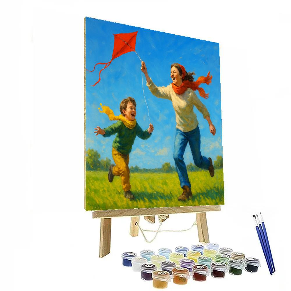 Afternoon Kite Triumph Number painting