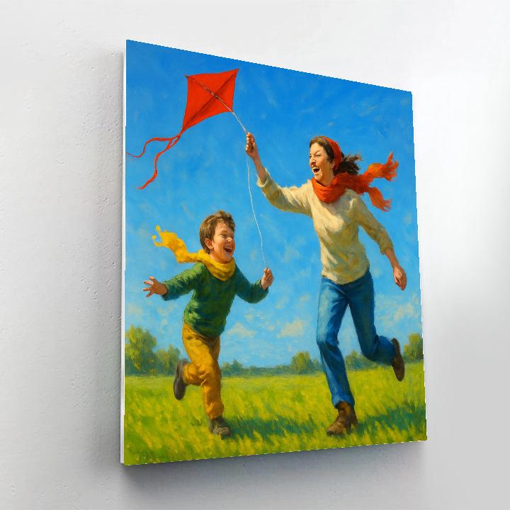 Afternoon Kite Triumph Number painting