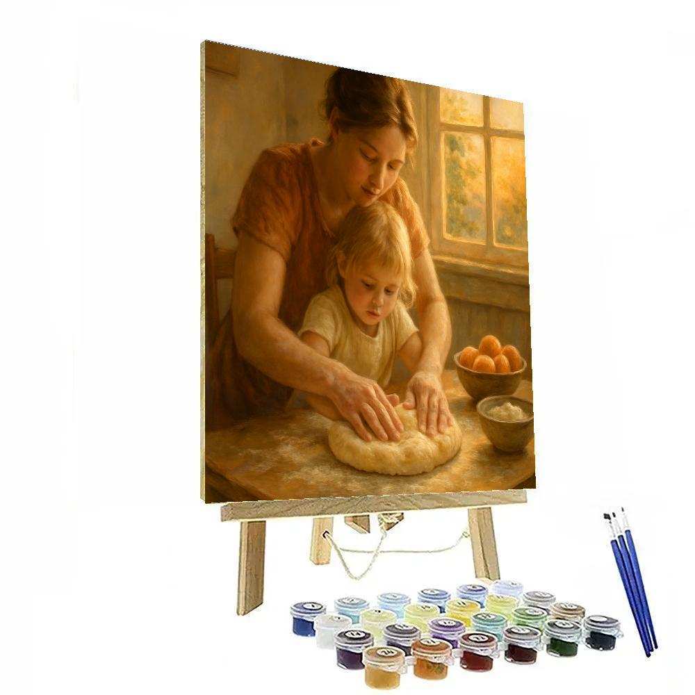 Sunrise Baking Together paint by number