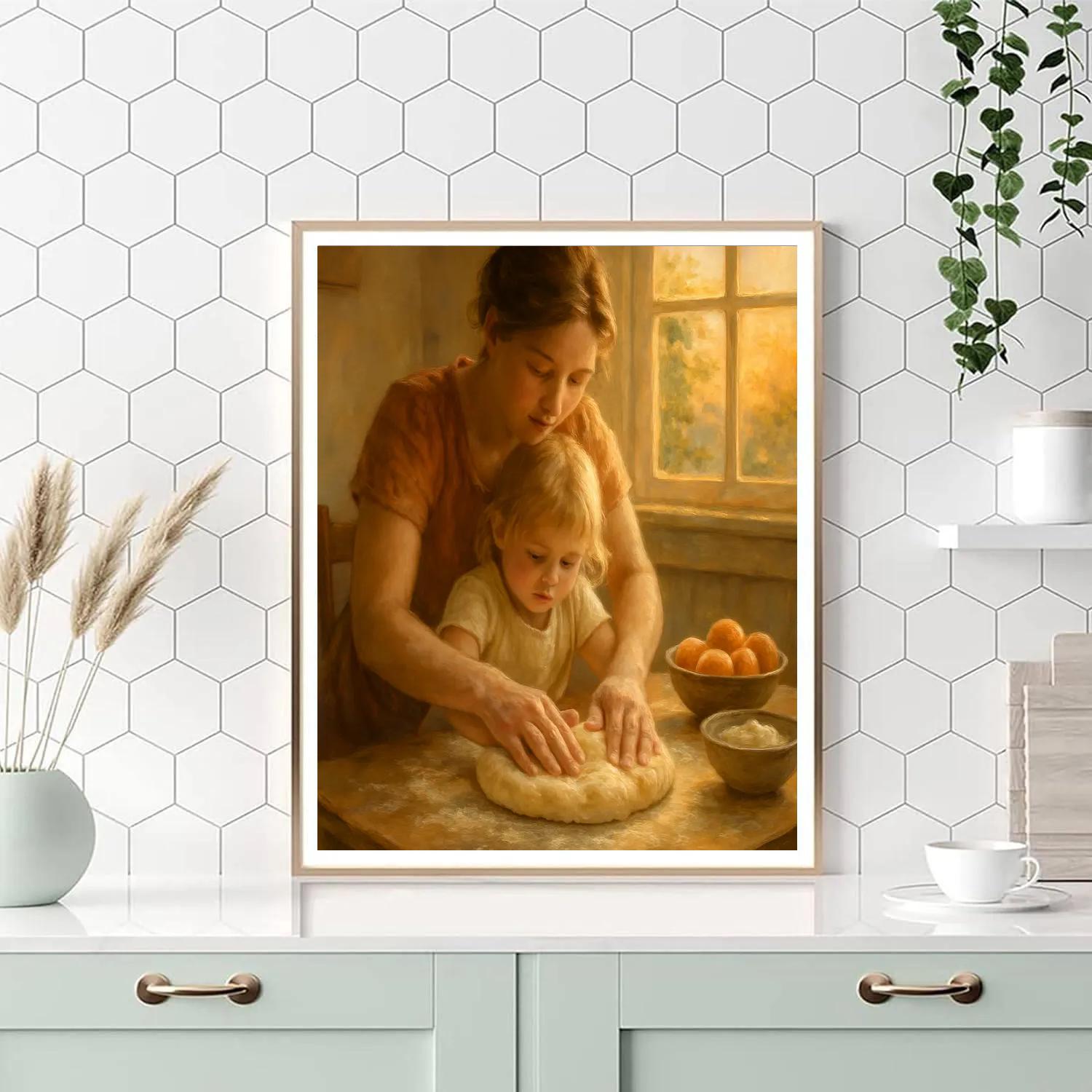 Sunrise Baking Together paint by number