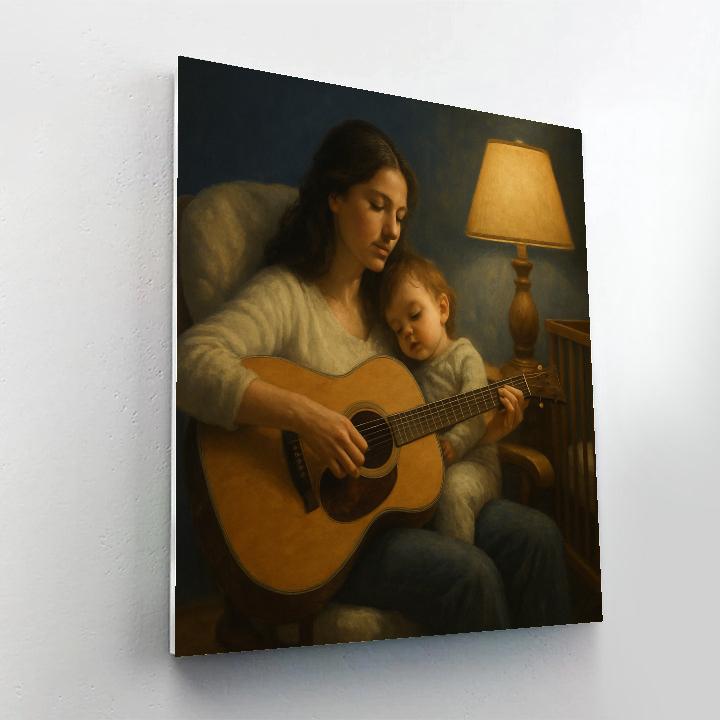 Bedtime Lullaby Guitar Paint by numbers kits