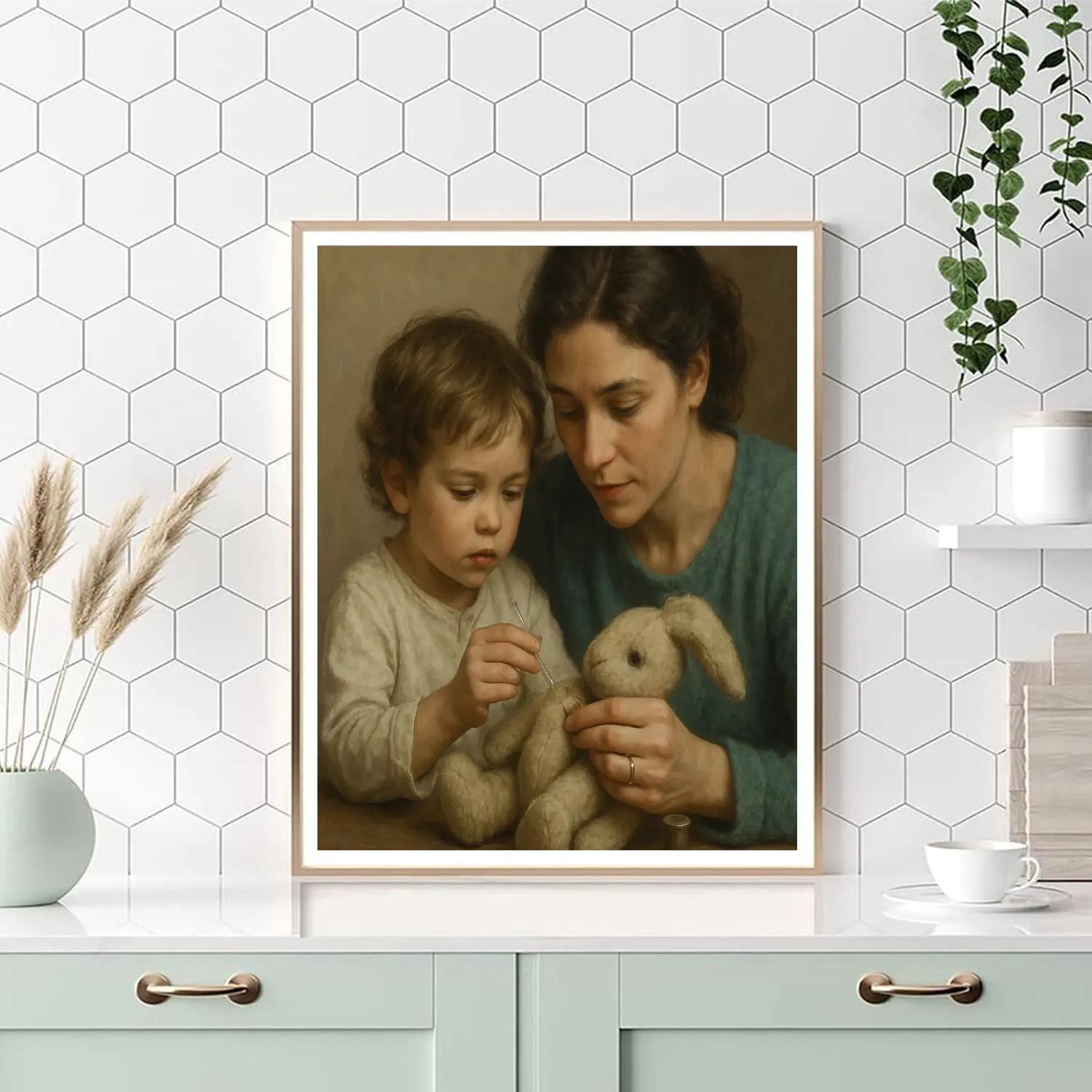 Quiet Sewing Repair Lesson paint by color