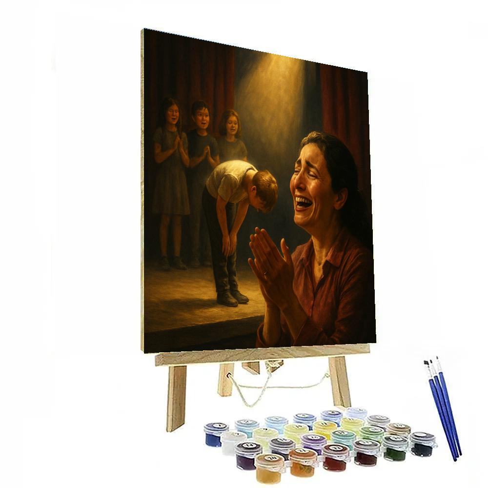 Grand Entrance School Play Painting by numbers kit